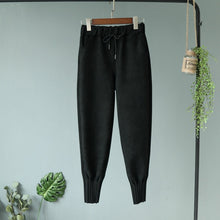 Load image into Gallery viewer, 2019 Streetwear Women Pants Elastic High Waist Pockets Suede Harem Pants Casual Autum